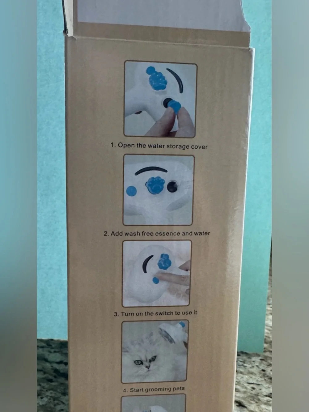 Pet Hair Removal Device pet spray